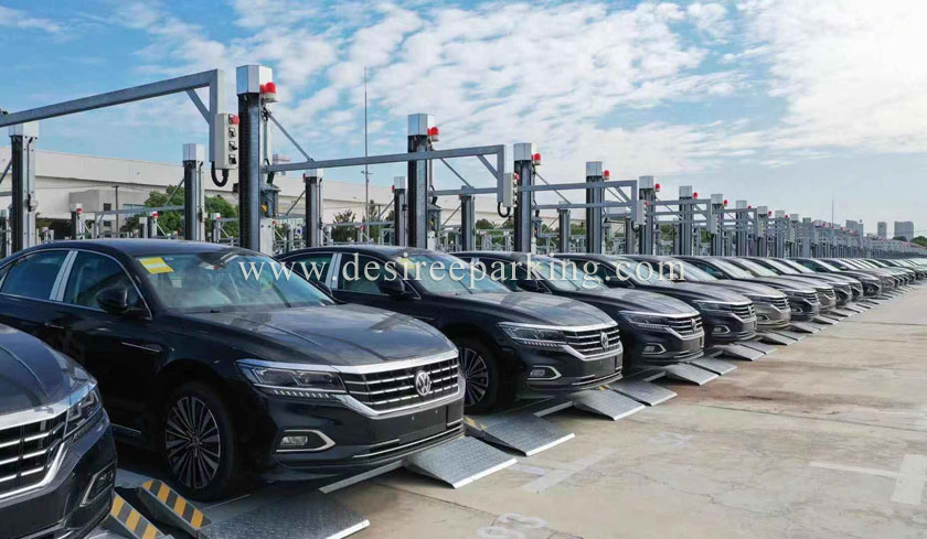 上(shang)海(hai)汽車(che)（南京(jing)安吉(ji)倉(cang)儲(chu)）雙柱(zhu)簡易陞(sheng)降機(ji)械車(che)庫(ku)設(shè)備